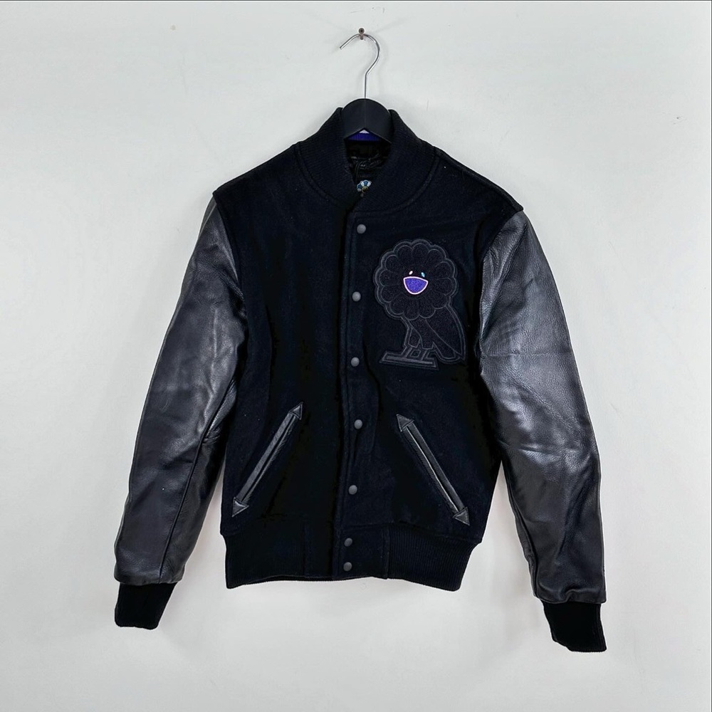 OVO x Murakami Limited Edition Varsity Jacket - - Picture 1 of 8